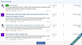 Recent Posts 2 by Siropu