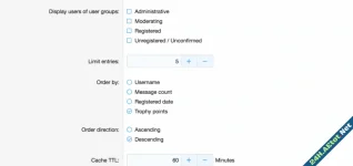 [tl] User groups widget