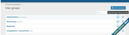 [XTR] Copy User Group Permissions