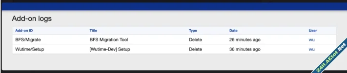 Wutime - Addon Change Log