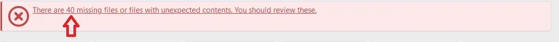 Ignore Files From Health Check