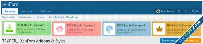 4 information blocks in any area of your forum