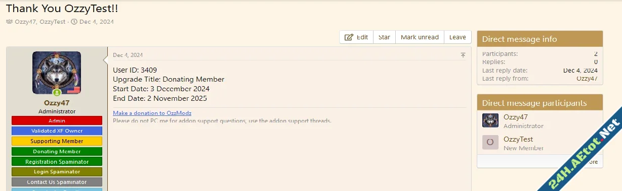 OzzModz DirectPrivate Message Last Read Time-1.webp