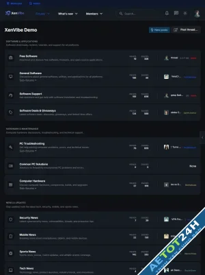 XenVibe XenNanoPro Minimal ContentFirst XenForo 23 Style-2.webp