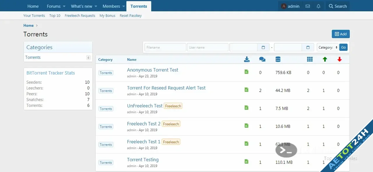 Ztense Torrent tracker and HR-1.webp